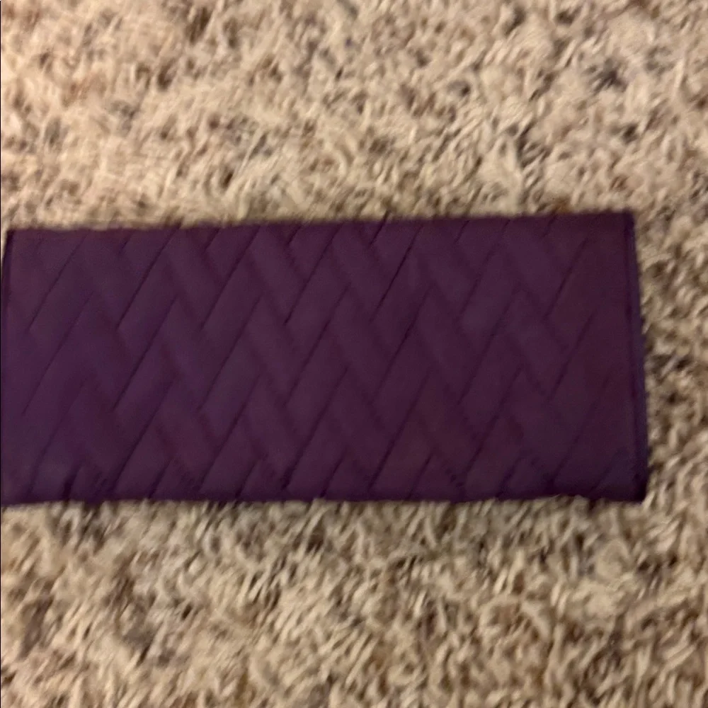 Prada Purple Quilted Slim Wallet - Picture 4 of 6